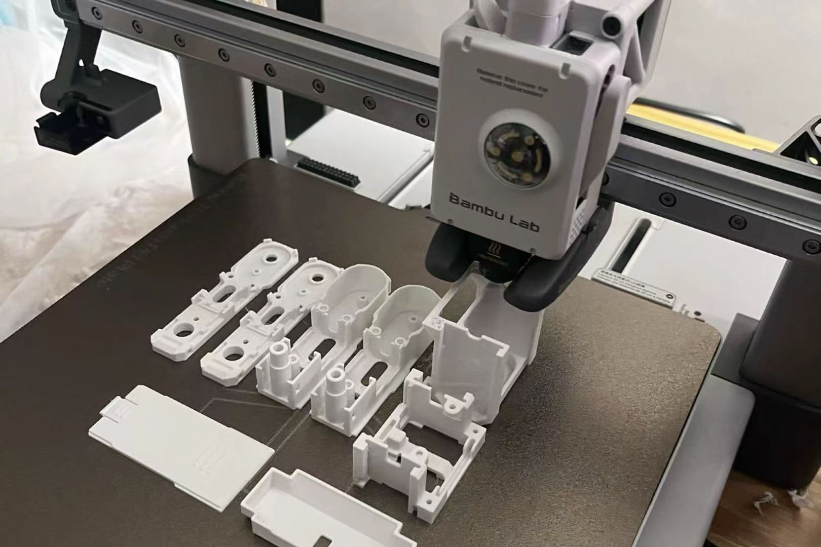 3D打印机上的实体样机部件